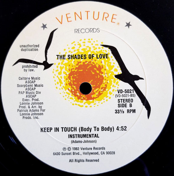 Shades Of Love - Keep In Touch (Body To Body)