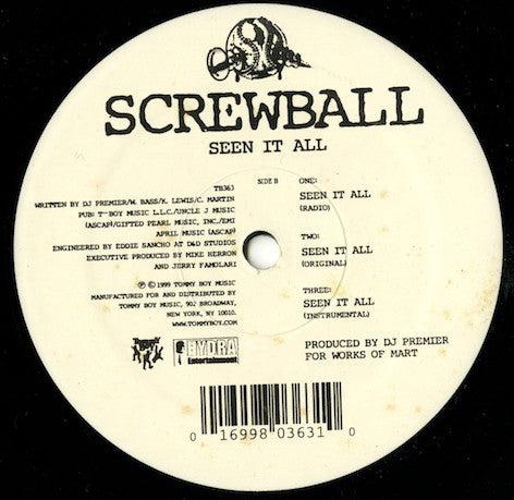 Screwball - F.A.Y.B.A.N. / Seen It All