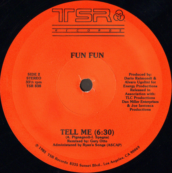 Fun Fun - Give Me Your Love / Tell Me
