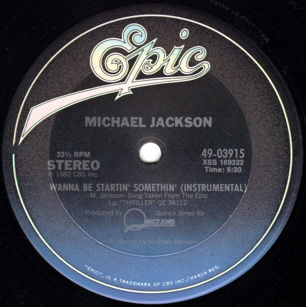 Michael Jackson - Wanna Be Startin' Somethin'