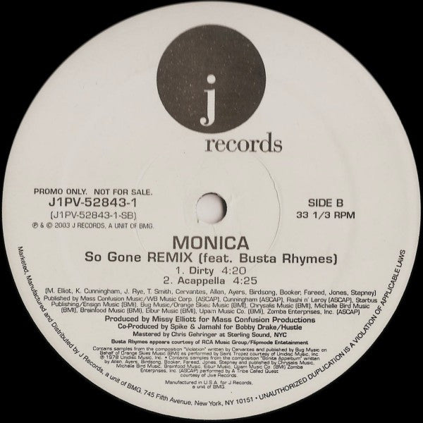 Monica Feat. Busta Rhymes - So Gone (Remix)
