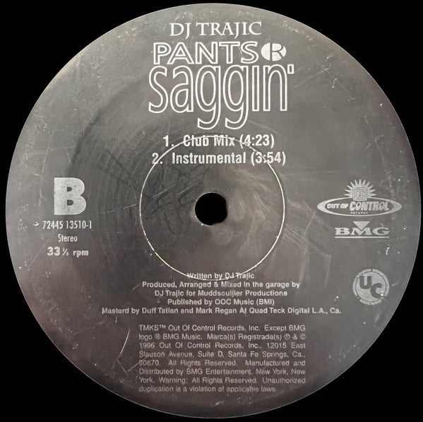 DJ Trajic - Pants R Saggin'