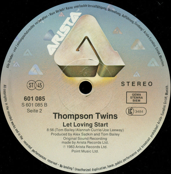 Thompson Twins - Hold Me Now