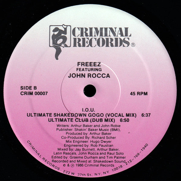 Freeez - I.O.U.