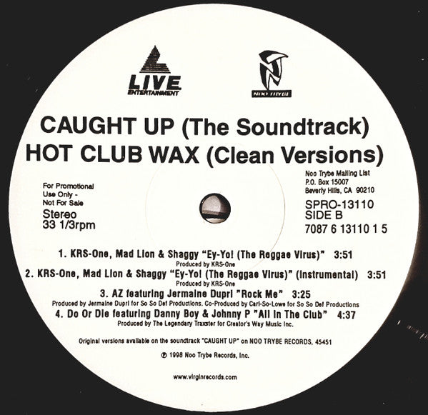 Various - Caught Up (The Soundtrack) Hot Club Wax
