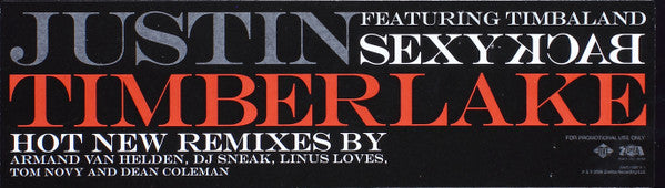 Justin Timberlake - SexyBack (Dance Mixes)