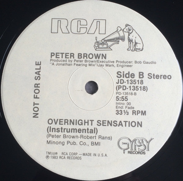 Peter Brown (2) - Overnight Sensation