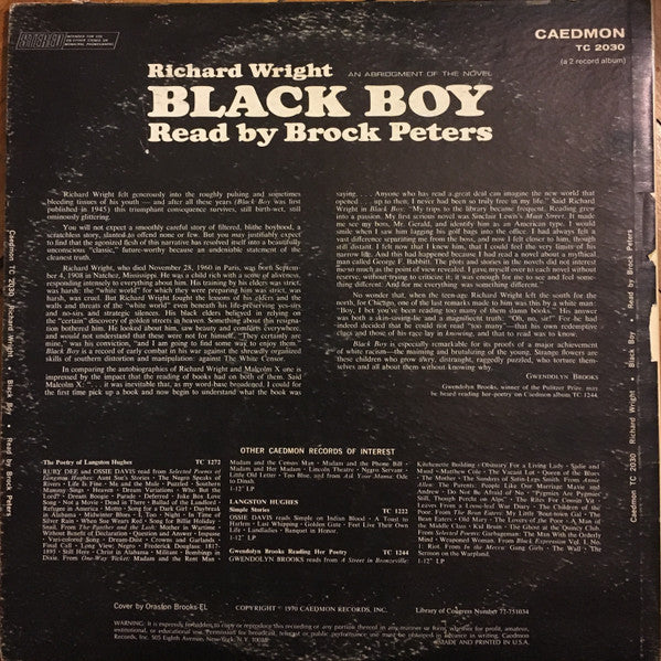 Richard Wright (4) - Black Boy