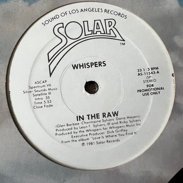 The Whispers - In The Raw