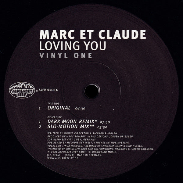 Marc Et Claude - Loving You