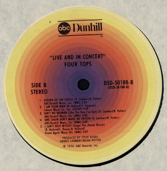 Four Tops - Live & In Concert