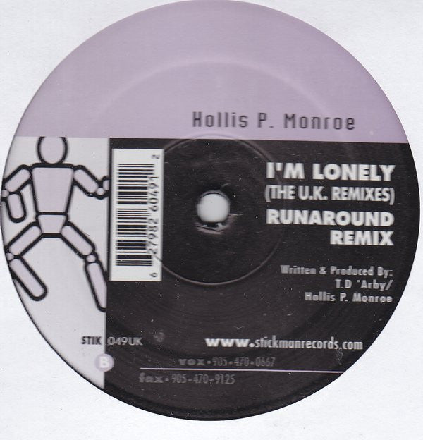 Hollis P. Monroe - I'm Lonely (The U.K. Remixes)