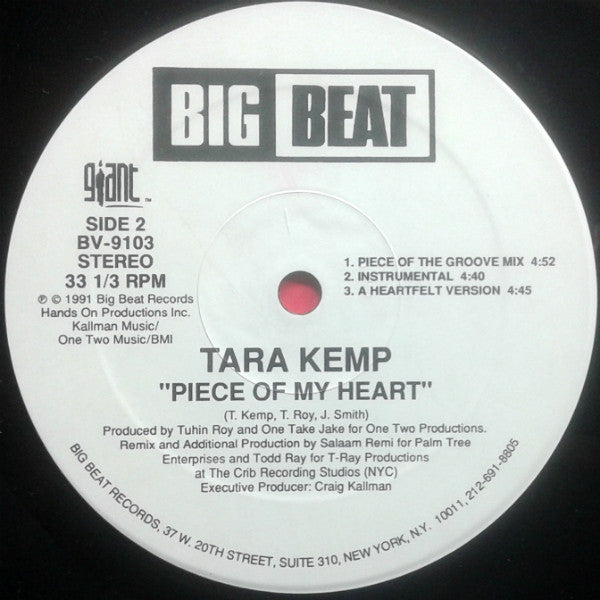 Tara Kemp - Piece Of My Heart