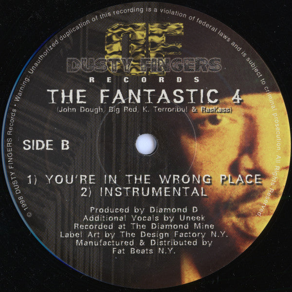 Diamond D - With The Dope Sound / You're In The Wrong Place