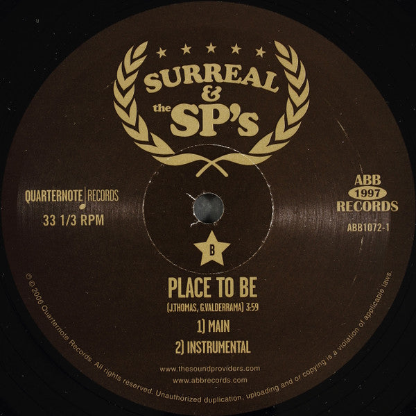 Surreal (6) - Just Gettin' Started / Place To Be