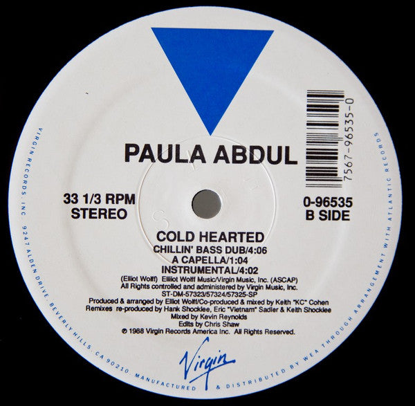 Paula Abdul - Cold Hearted