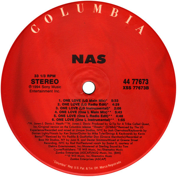 Nas - One Love