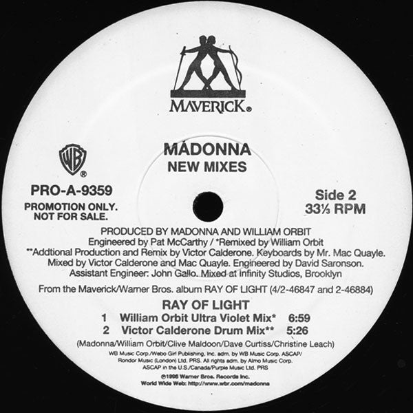 Madonna - Ray Of Light (New Mixes)