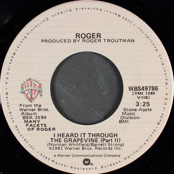Roger Troutman - I Heard It Through The Grapevine