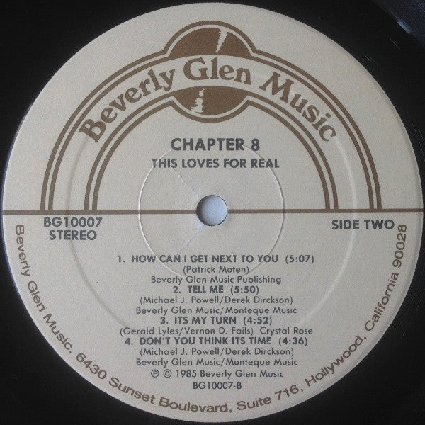 Chapter 8 - This Love's For Real