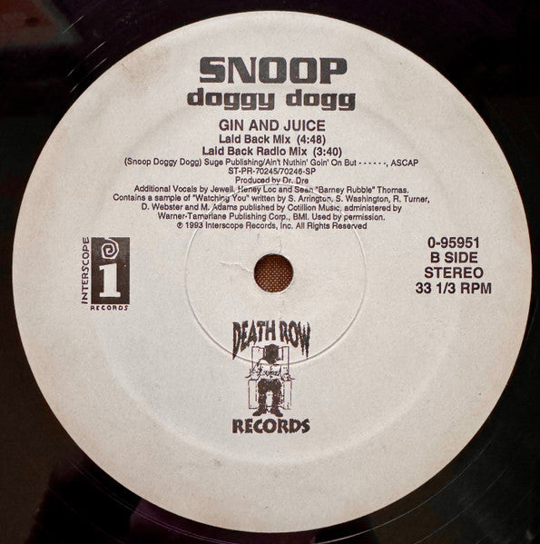 Snoop Dogg - Gin And Juice