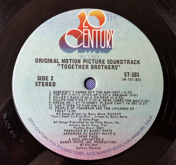Barry White - Together Brothers (Original Motion Picture Soundtrack)