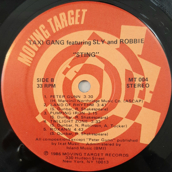 The Taxi Gang - The Sting
