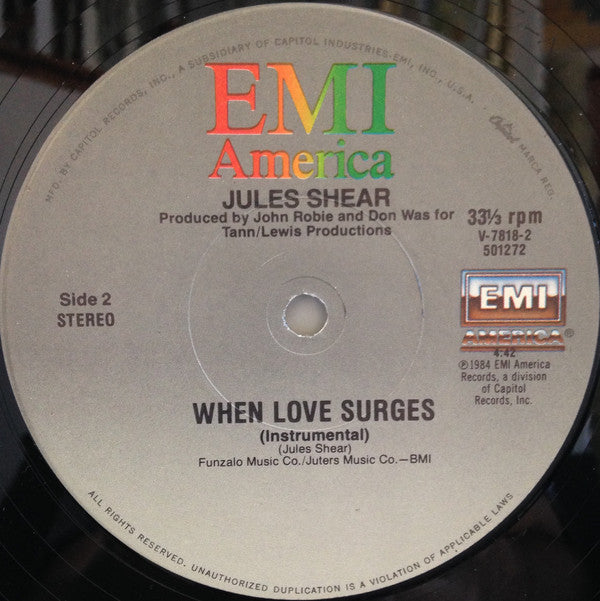 Jules Shear - When Love Surges