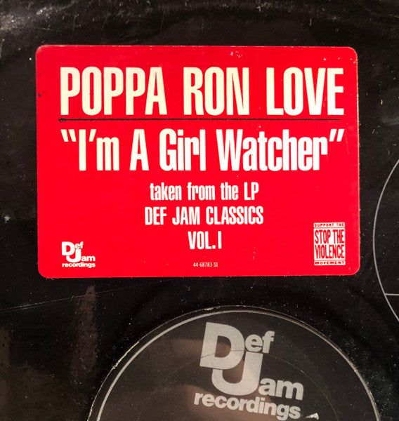 Poppa Ron Love - I'm A Girl Watcher / Cold Chillin' In The Spot