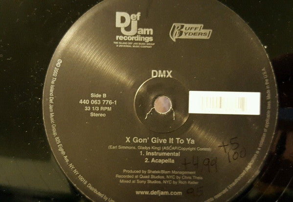 DMX - X Gon' Give It To Ya