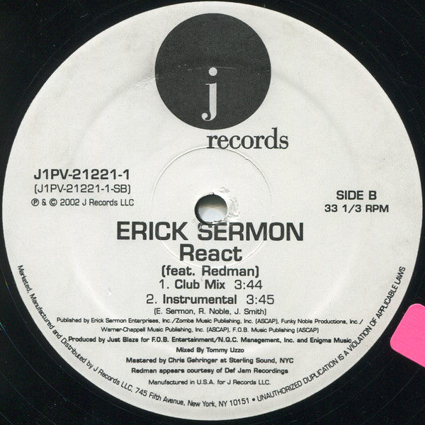 Erick Sermon - React