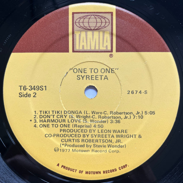 Syreeta - One To One