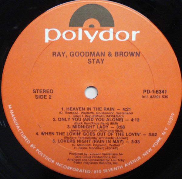 Ray, Goodman & Brown - Stay