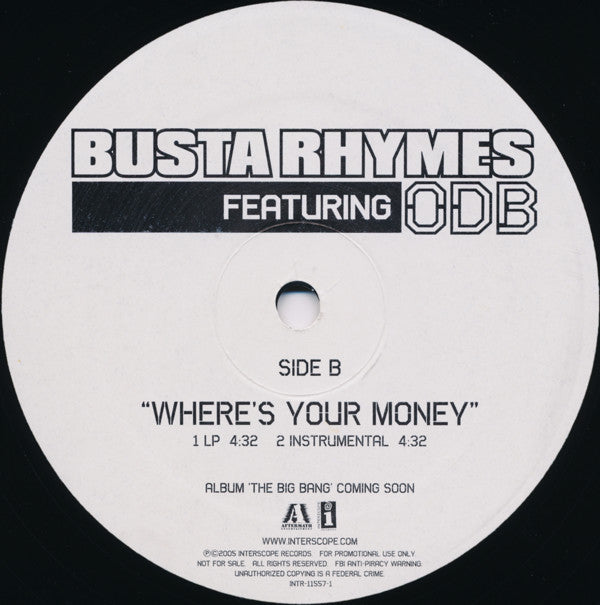 Busta Rhymes - Where's Your Money
