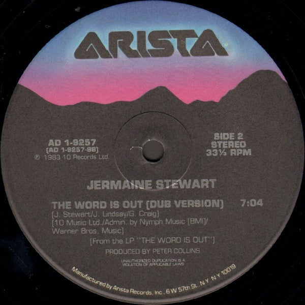 Jermaine Stewart - The Word Is Out