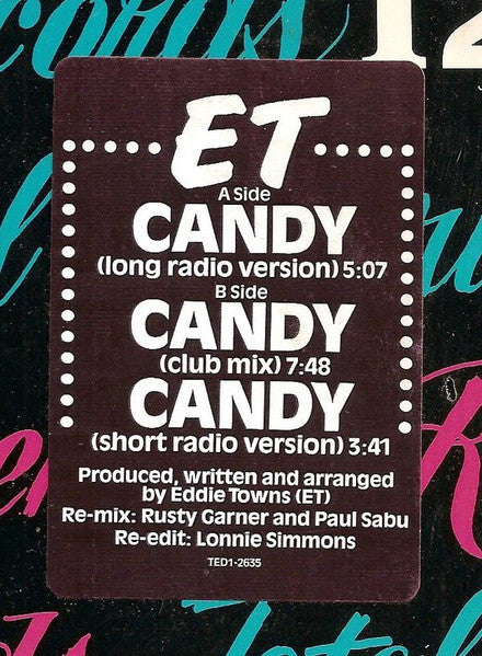 Eddie Towns - Candy