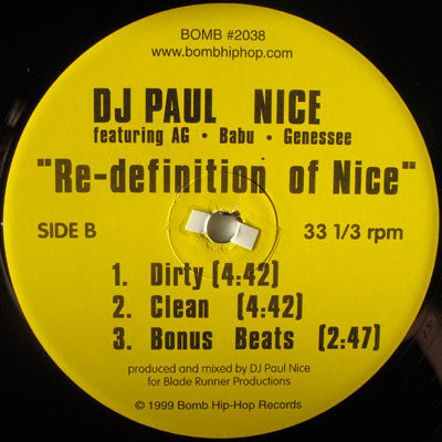 Paul Nice - Definition Of Nice