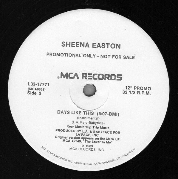 Sheena Easton - Days Like This