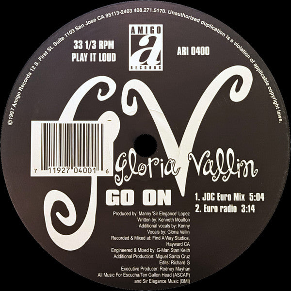 Gloria Vallin - Go On