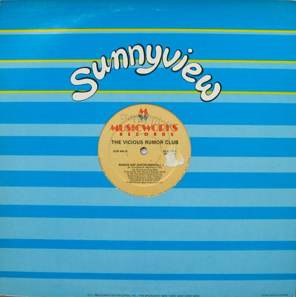 Vicious Rumor Club - Rumor Rap (Yeah, Yeah That's It)