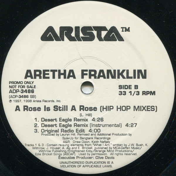 Aretha Franklin - A Rose Is Still A Rose (Hip Hop Mixes)