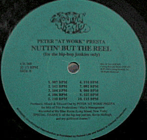 Peter Presta - Nuttin' But The Reel (For The Hip-Hop Junkies Only)
