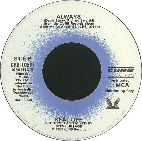 Real Life - Send Me An Angel '89 / Always