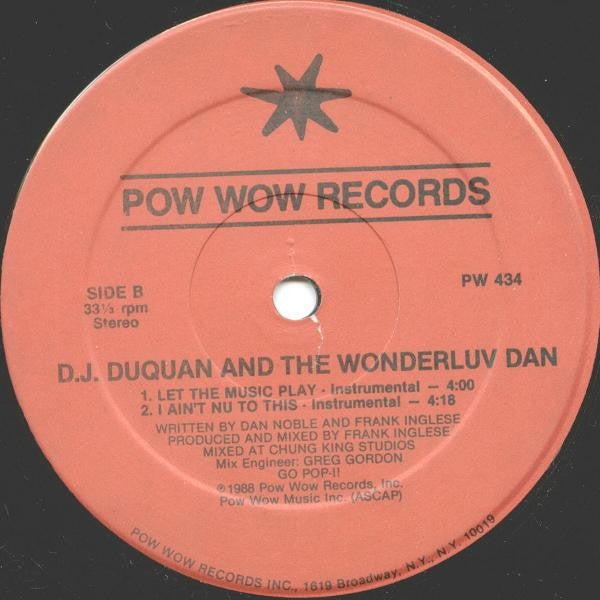 DJ Duquan - Let The Music Play / I Ain't Nu To This
