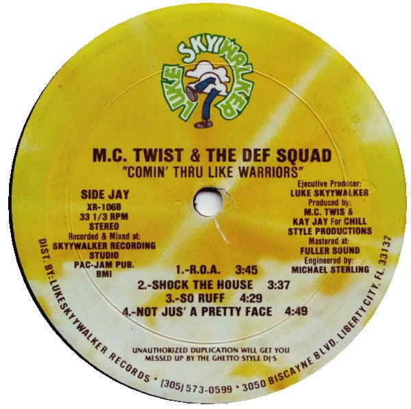MC Twist & The Def Squad - Comin' Thru Like Warriors