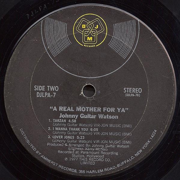 Johnny Guitar Watson - A Real Mother For Ya