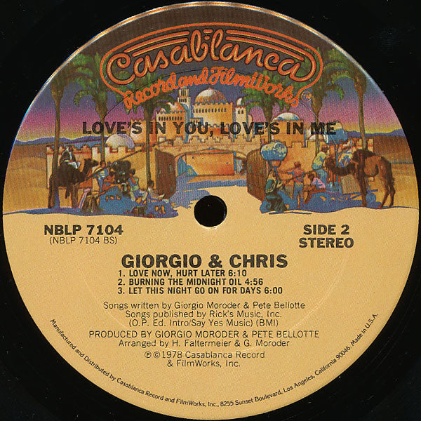 Giorgio Moroder - Love's In You, Love's In Me