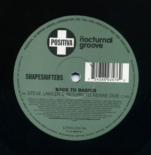 Shapeshifters - Back To Basics