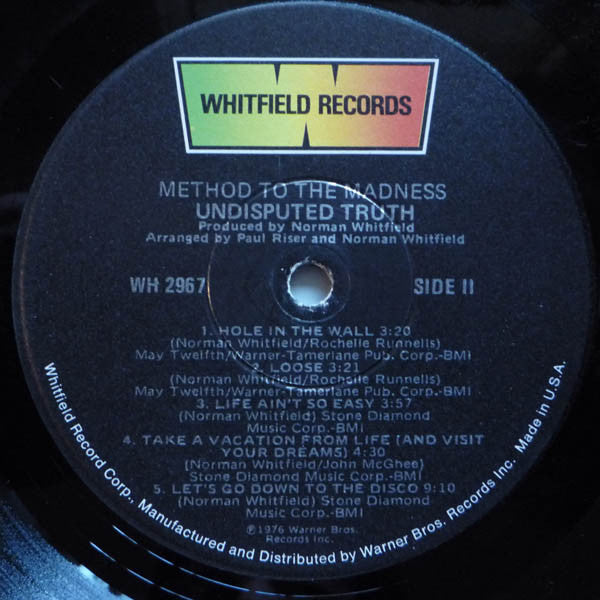 The Undisputed Truth - Method To The Madness