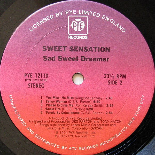 Sweet Sensation (2) - Sad Sweet Dreamer
